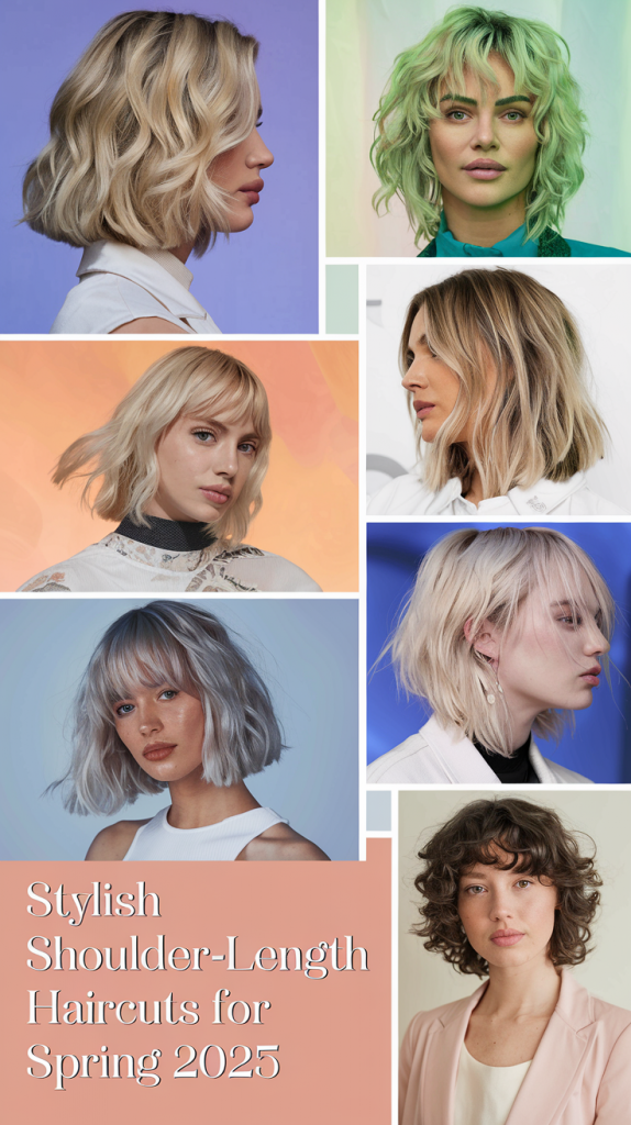 Trendy Spring Haircuts for Shoulder-Length Hair 2025: Fresh Styles for Everyone