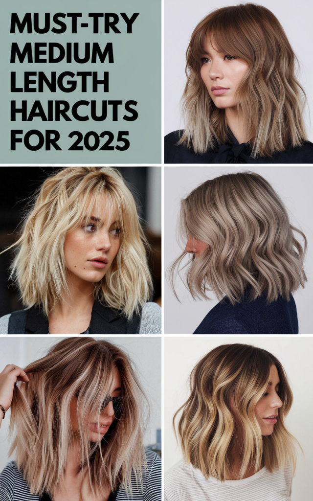 Top Medium Length Haircuts for 2025 You’ll Love