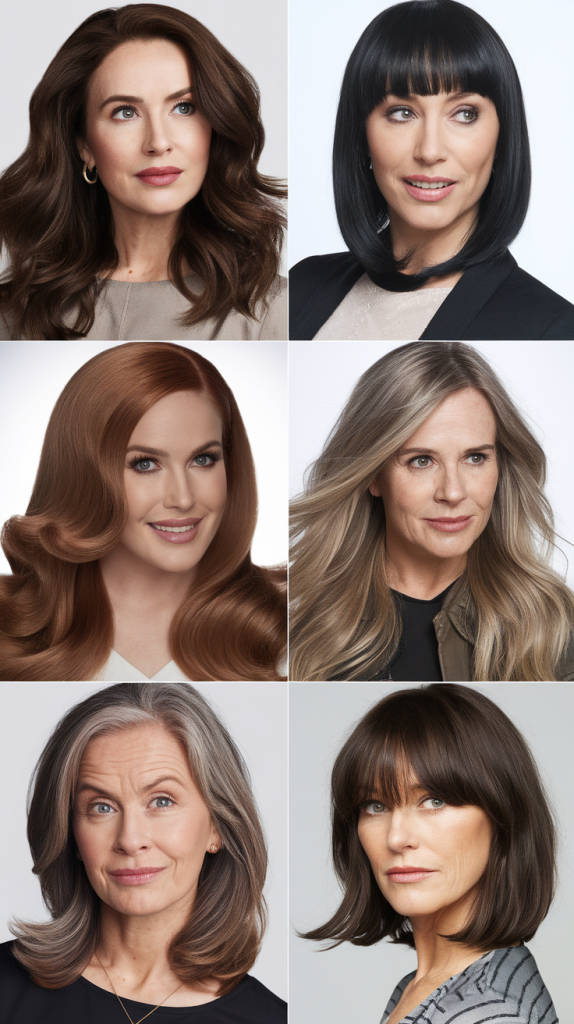 Best Hair Color Ideas for Women Over 40 in 2025 – From Blonde Highlights to Brunette Waves