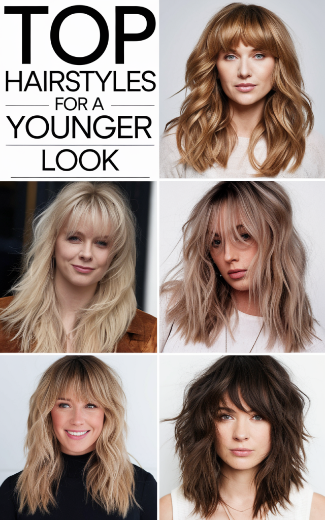 Discover Best Hairstyles to Make You Look Younger and Rejuvenate Your Look Today