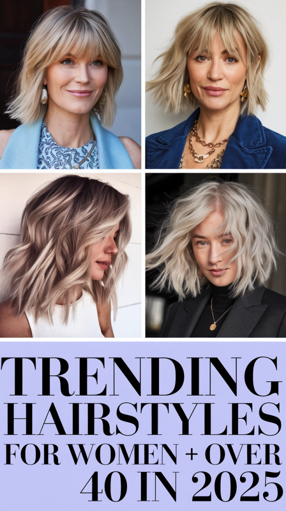 Hairstyles for Women Over 40 - 2025: Stunning Bob, Shag, and Layered Trends