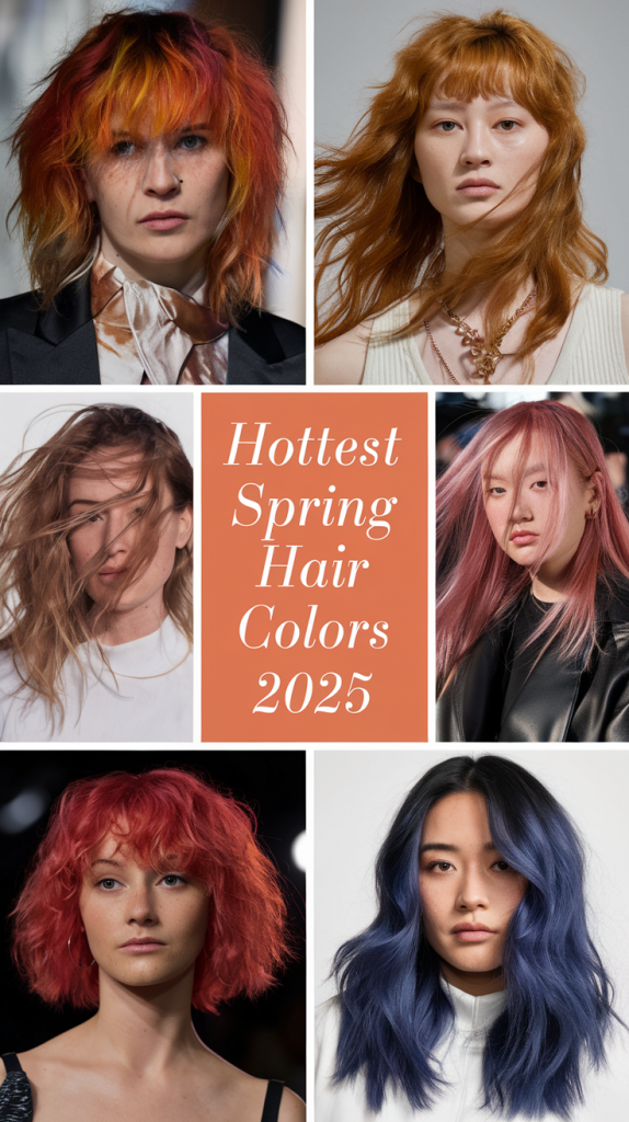 Spring Hair Colors 2025: Trendy Shades from Natural Blondes to Bold Reds