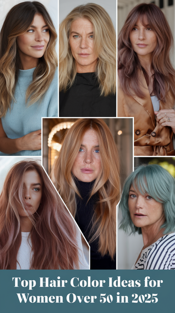 Top Hair Color Ideas for Women Over 50 in 2025 – Stylish Looks