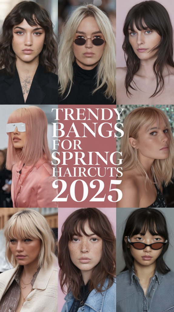 Spring Haircuts with Bangs 2025: Trendy Looks for Every Face Shape