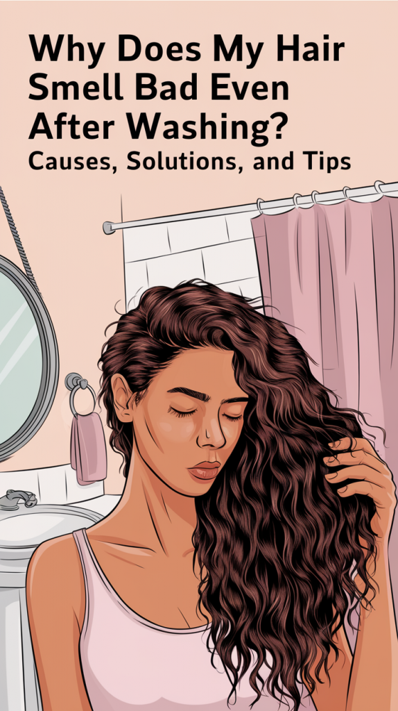 Why Does My Hair Smell Bad Even After Washing? Causes and Solutions