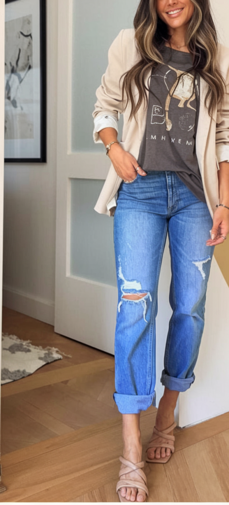 Trendy Spring Mom Outfits 2025 for Women Over 40: Stylish, Casual, and Chic Ideas