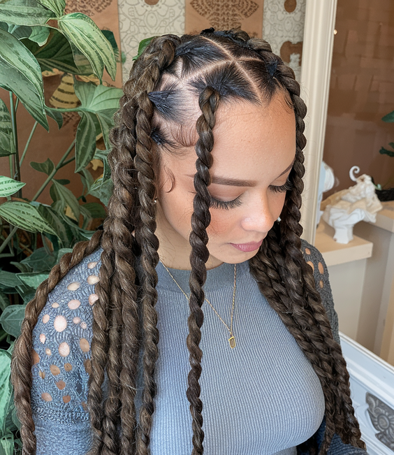 Spring Twist Braids: Trendy Style for 2025 – Top Ideas