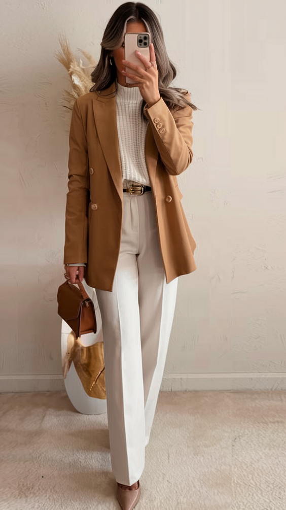 Spring Office Outfits for Women 2025: Simple Casual and Business Casual Ideas