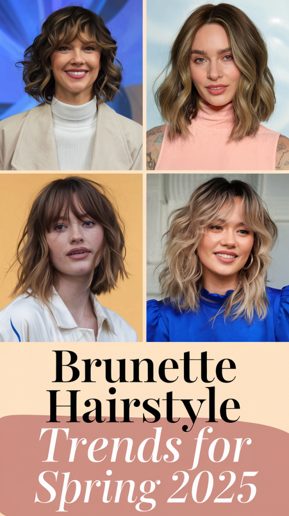 Spring Highlights for Brunettes 2025: Trendy Hairstyle Ideas You’ll Love