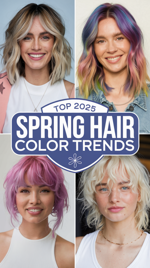 Warm Spring Hair Color Trends: Radiant Shades for 2025