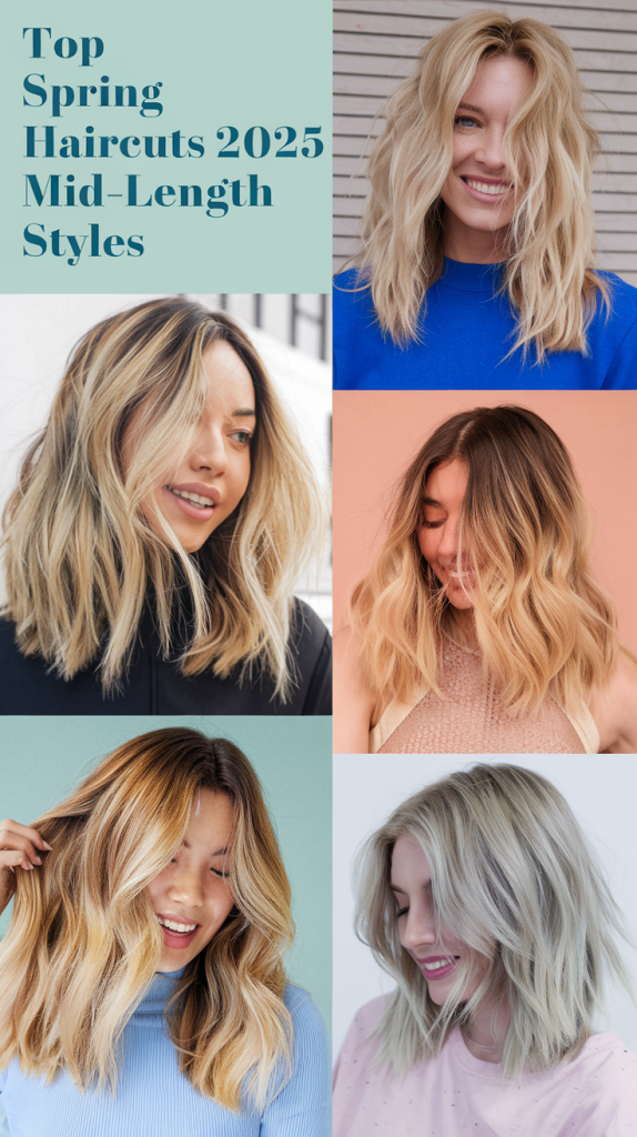 Trendy Spring Haircuts for Mid-Length Hair – Fresh Ideas 2025 for Every Look