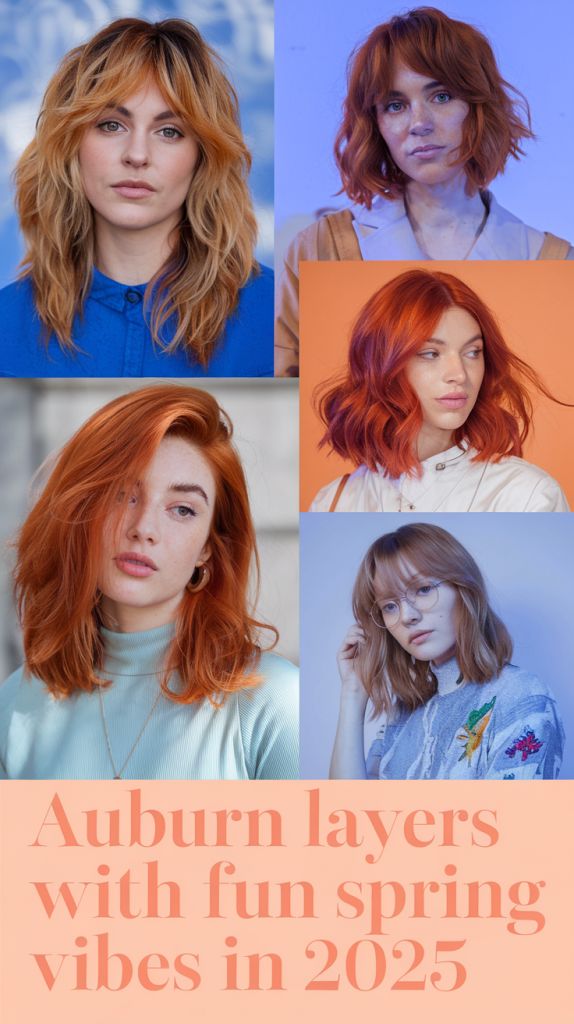 Spring Auburn Hair Colors 2025: Rich Shades for Brunettes