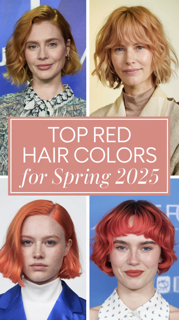 Spring Red Hair Color: Warm and Chic Ideas for 2025 – Vibrant Shades to Try