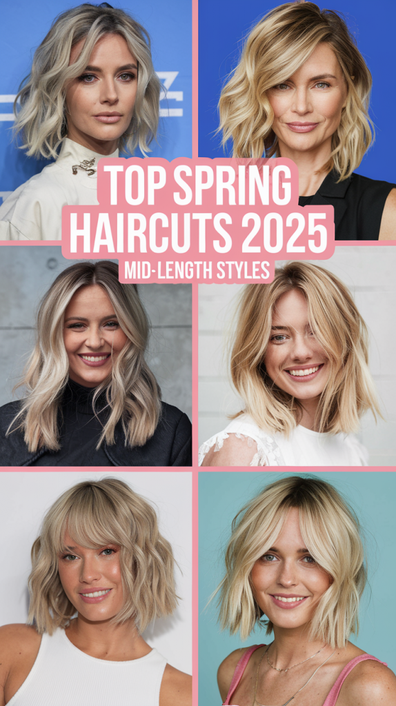 Trendy Spring Haircuts for Mid-Length Hair – Fresh Ideas 2025 for Every Look