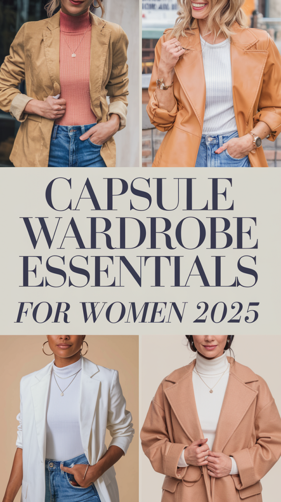 Spring Capsule Wardrobe Ideas 2025: Minimalist Outfits for Women