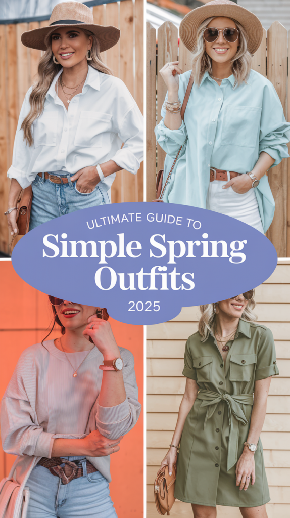 Discover Simple Spring Outfits - Fashion Ideas 2025 for Effortless Style