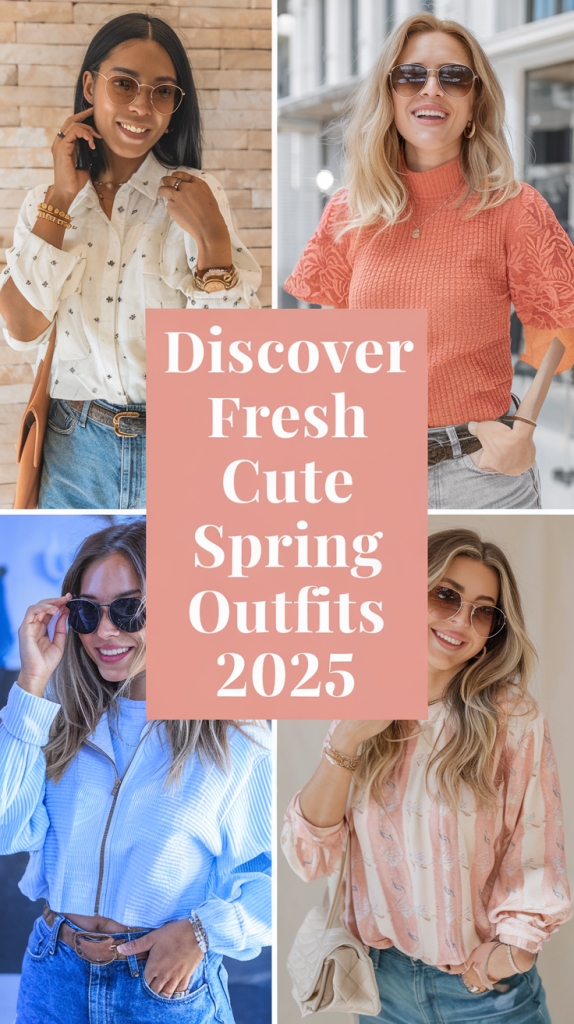 Cute Spring Outfits - Trends Ideas 2025: Stylish Wardrobe Inspirations