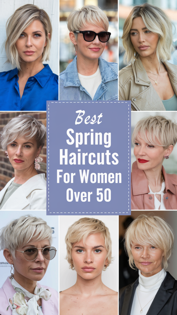 Fresh Spring Hairstyles for Women Over 50