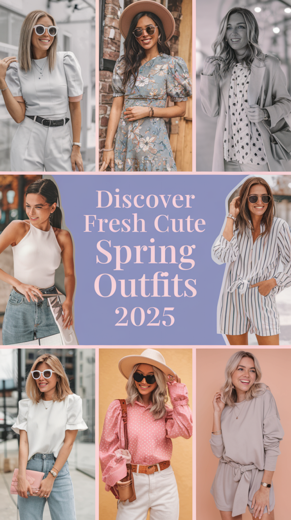 Cute Spring Outfits - Trends Ideas 2025: Stylish Wardrobe Inspirations