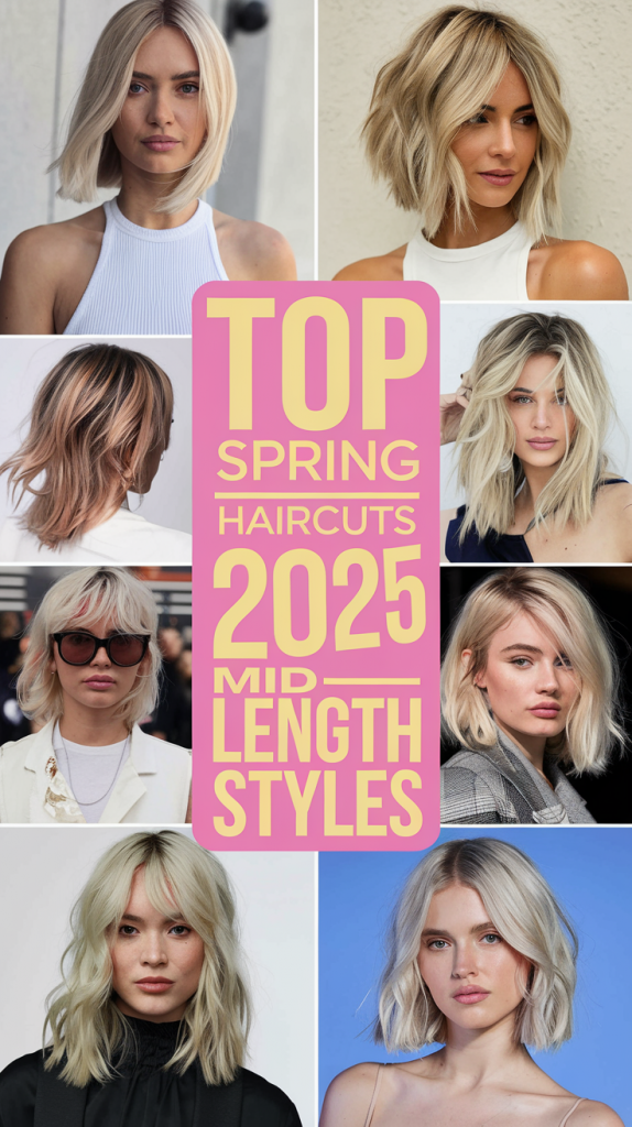 Trendy Spring Haircuts for Mid-Length Hair – Fresh Ideas 2025 for Every Look