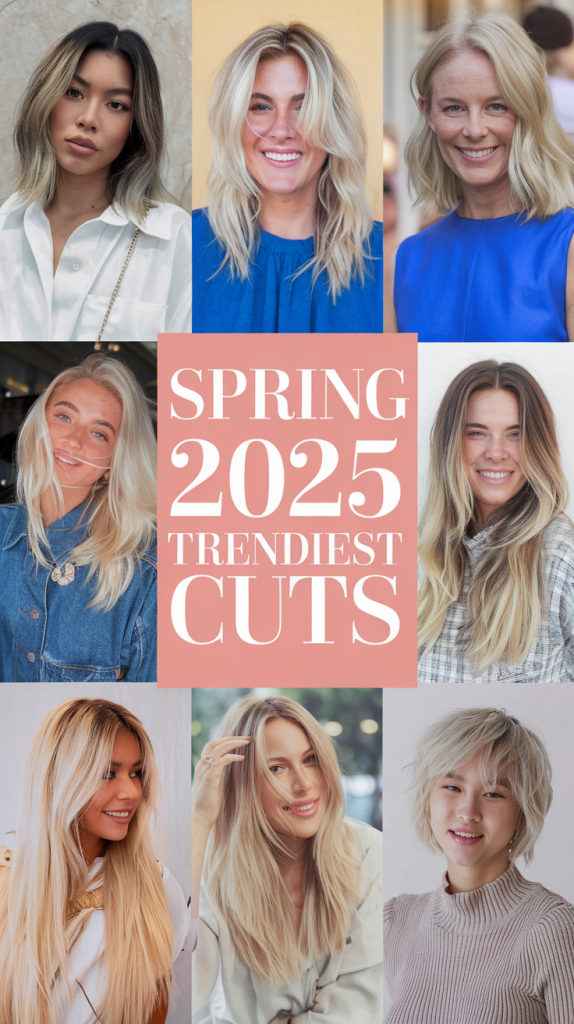 Cute Haircuts for Women: Spring 2025 Ideas for Blonde and Short Styles