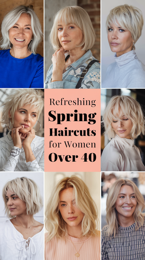 Stunning Spring Hairstyles for Women Over 40