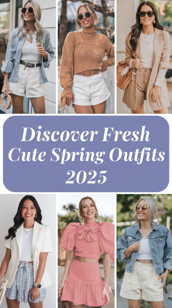 Cute Spring Outfits - Trends Ideas 2025: Stylish Wardrobe Inspirations