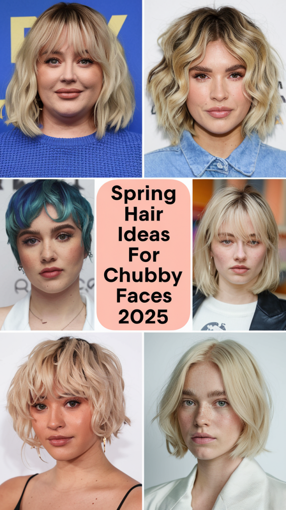 Spring Haircuts for Chubby Faces 2025: Trending Ideas and Styles