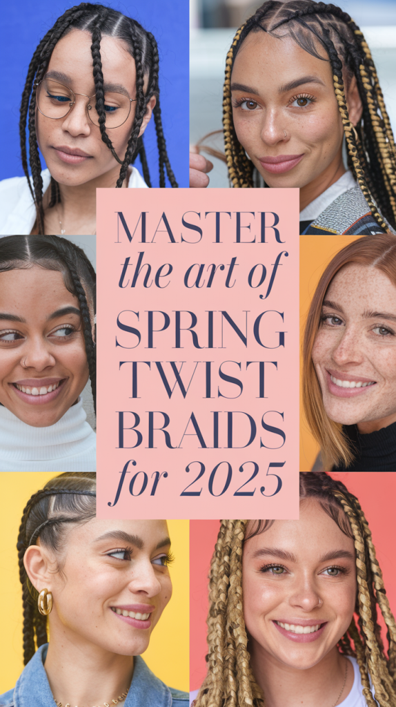 Spring Twist Braids: Trendy Style for 2025 – Top Ideas