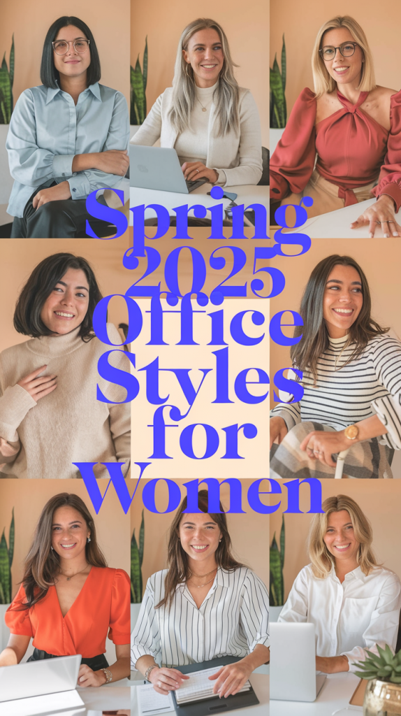 Spring Office Outfits for Women 2025: Simple Casual and Business Casual Ideas