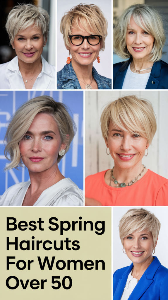 Fresh Spring Hairstyles for Women Over 50