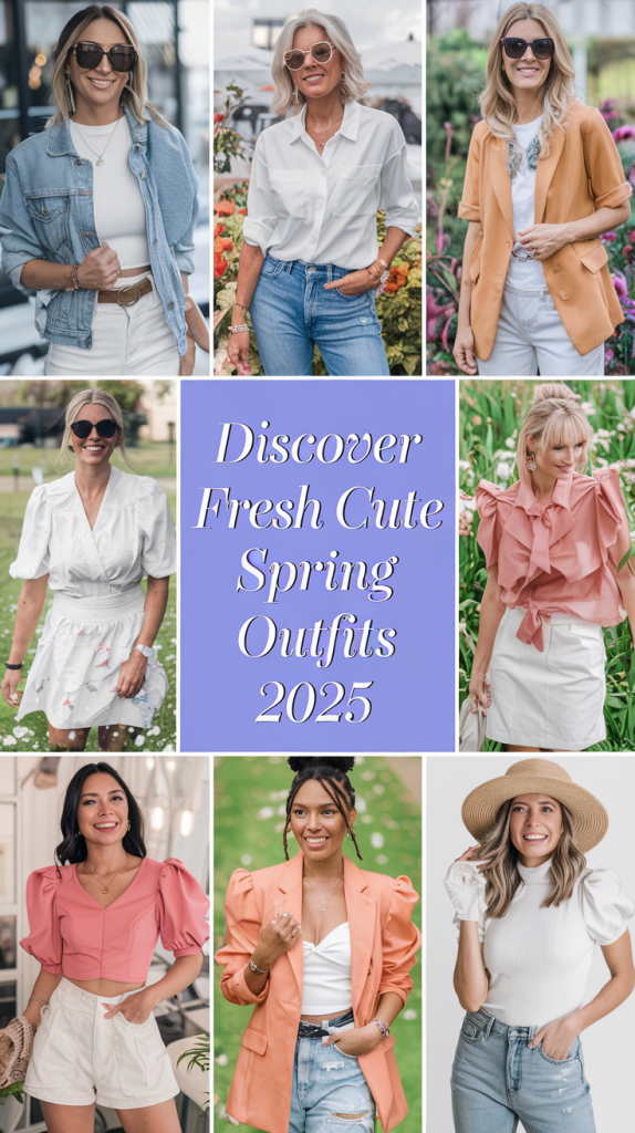 Cute Spring Outfits - Trends Ideas 2025: Stylish Wardrobe Inspirations