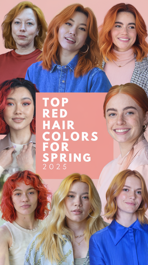 Spring Red Hair Color: Warm and Chic Ideas for 2025 – Vibrant Shades to Try