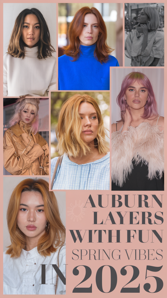 Spring Auburn Hair Colors 2025: Rich Shades for Brunettes