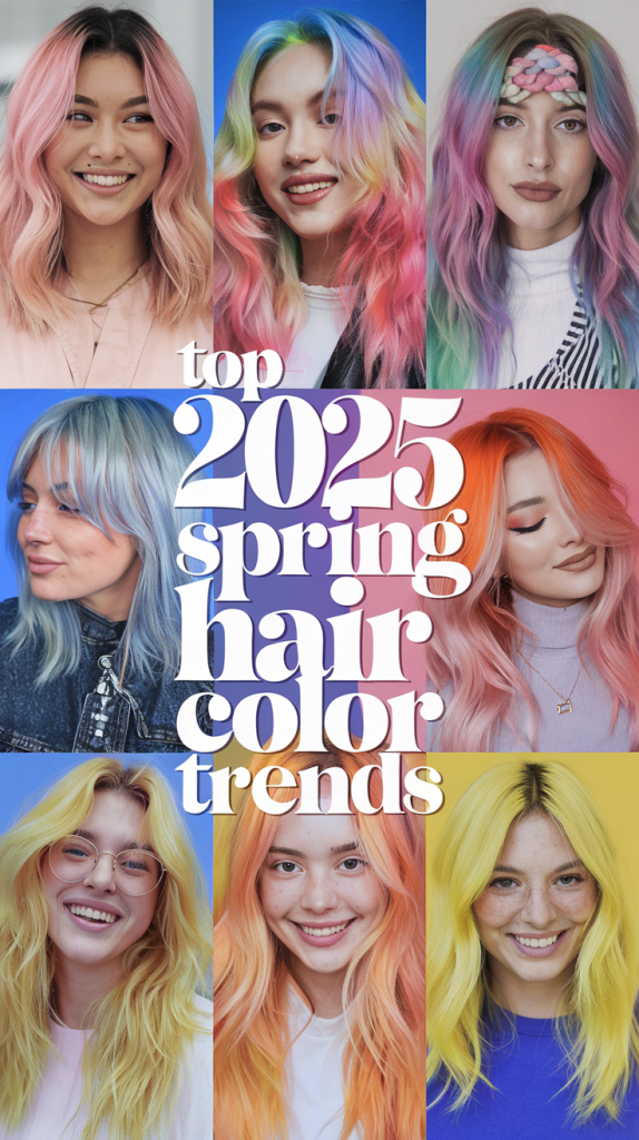 Warm Spring Hair Color Trends: Radiant Shades for 2025