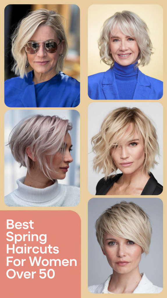 Fresh Spring Hairstyles for Women Over 50