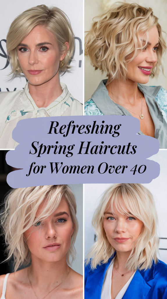 Stunning Spring Hairstyles for Women Over 40