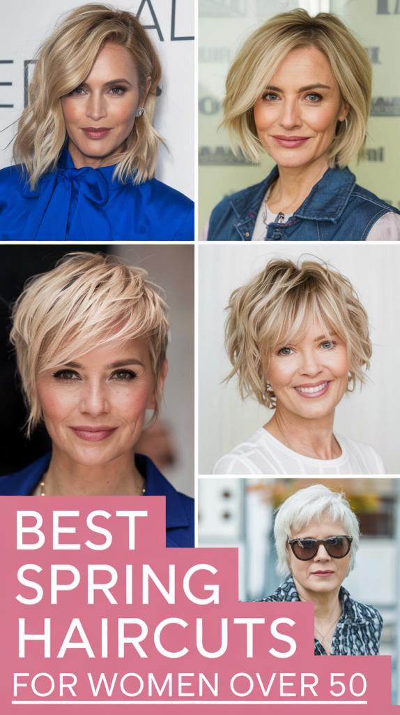 Fresh Spring Hairstyles for Women Over 50