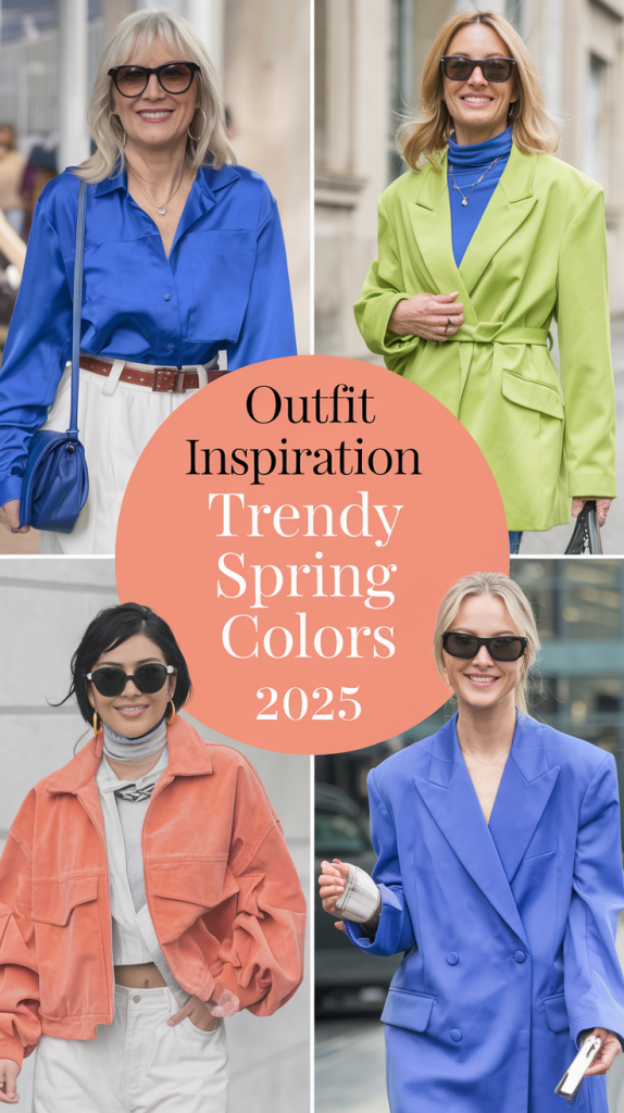 Spring Outfits - Trendy Color Ideas 2025: Chic Pastels and Bold Hues