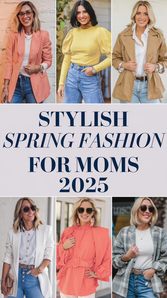 Trendy Spring Mom Outfits 2025 for Women Over 40: Stylish, Casual, and Chic Ideas