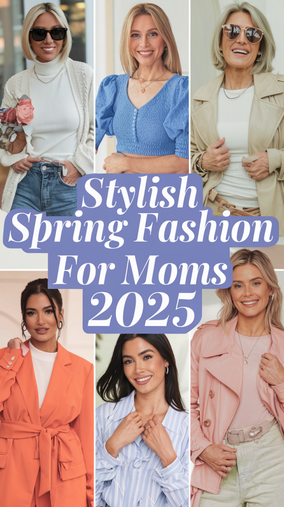 Trendy Spring Mom Outfits 2025 for Women Over 40: Stylish, Casual, and Chic Ideas