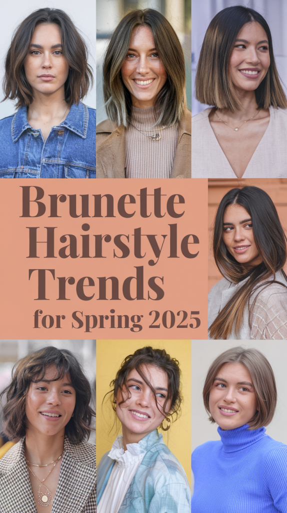 Spring Highlights for Brunettes 2025: Trendy Hairstyle Ideas You’ll Love