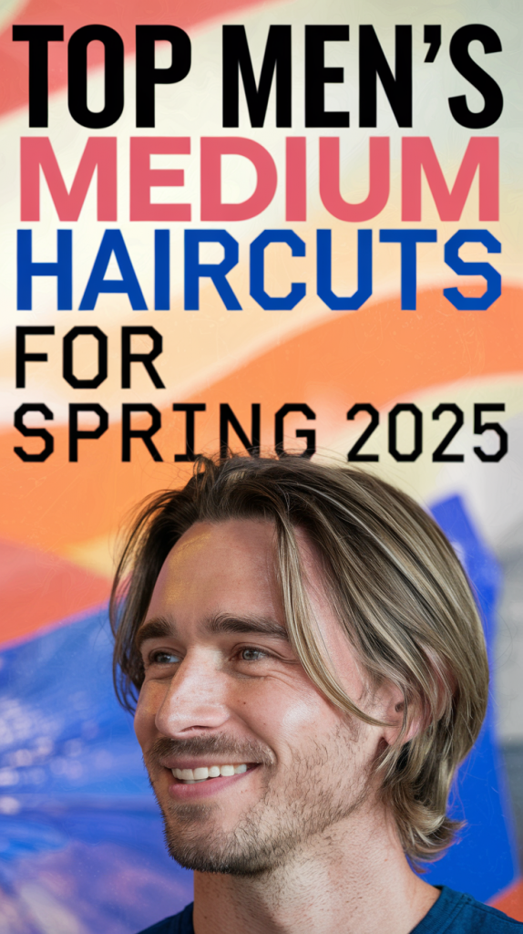 Men’s Spring Haircuts: Chic Medium Cuts for 2025 – Trendy Looks You’ll Love