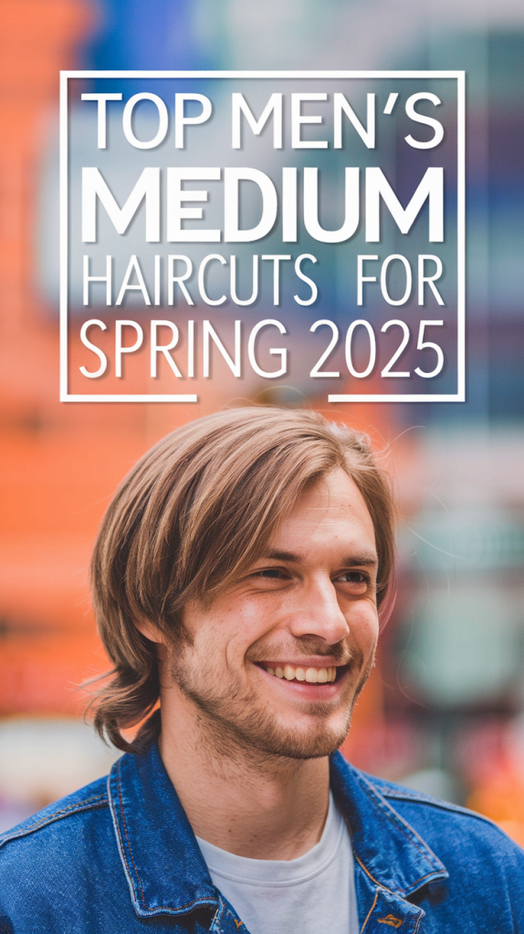 Men’s Spring Haircuts: Chic Medium Cuts for 2025 – Trendy Looks You’ll Love