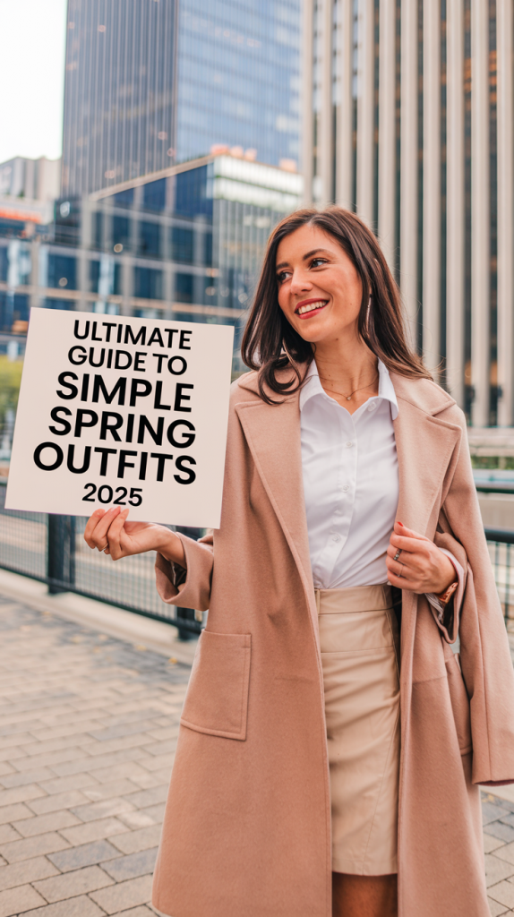 Discover Simple Spring Outfits - Fashion Ideas 2025 for Effortless Style