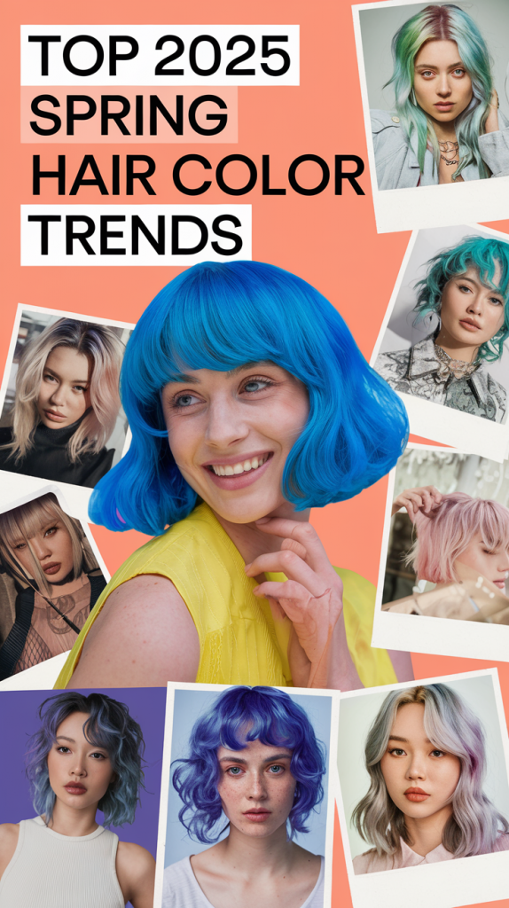 Warm Spring Hair Color Trends: Radiant Shades for 2025