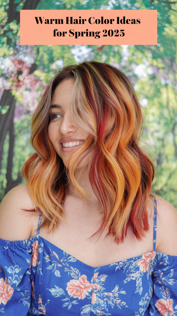 Spring Warm Hair Color Ideas 2025: Embrace Bright and Soft Palettes