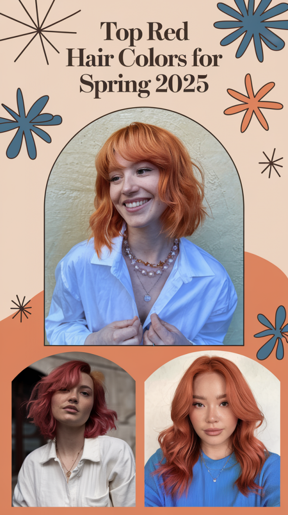 Spring Red Hair Color: Warm and Chic Ideas for 2025 – Vibrant Shades to Try