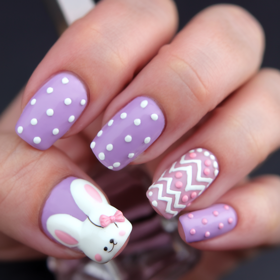 Cute Easter Nail Art Ideas 2025: Adorable Pastel & Bunny Designs