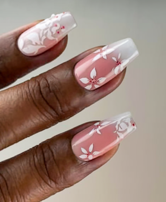 White Spring Nails Ideas 2025 – Trendy Pastel & Minimal Designs